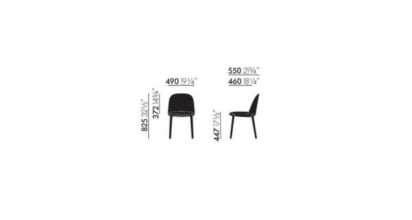 Vitra Softshell Side Chair-66672