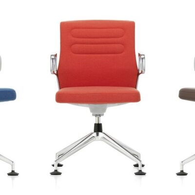 Vitra AC 5 Meet Office Chair, Fabric, Leather Upholstery-66665