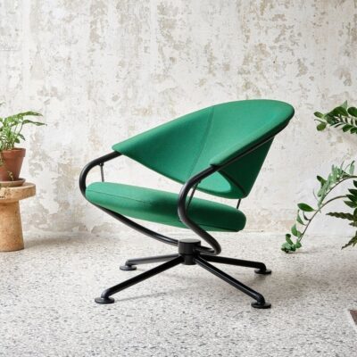 Vitra Citizen Lowback Chair, Fabric Upholstery-0