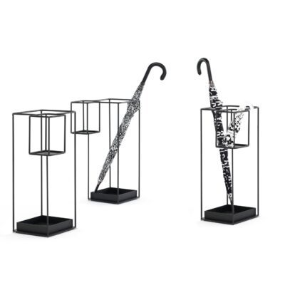 Mogg Duo Umbrella Stand Black