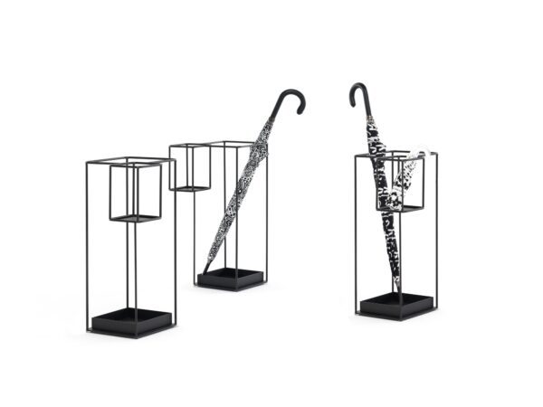 Mogg Duo Umbrella Stand Black