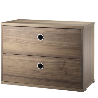 Cabinet with Two Drawers w58 x d30 x h42 cm by String-0