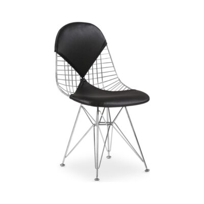 Vitra DKR 2 Wire Chair with Seat & Back Cushion-0