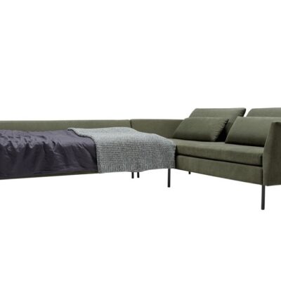 Sits Day & Night Modular Sofa Bed with Footstool in Fabric