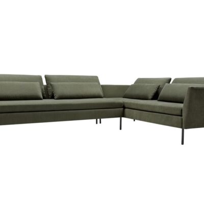 Sits Day & Night Modular Sofa Bed with Footstool in Fabric