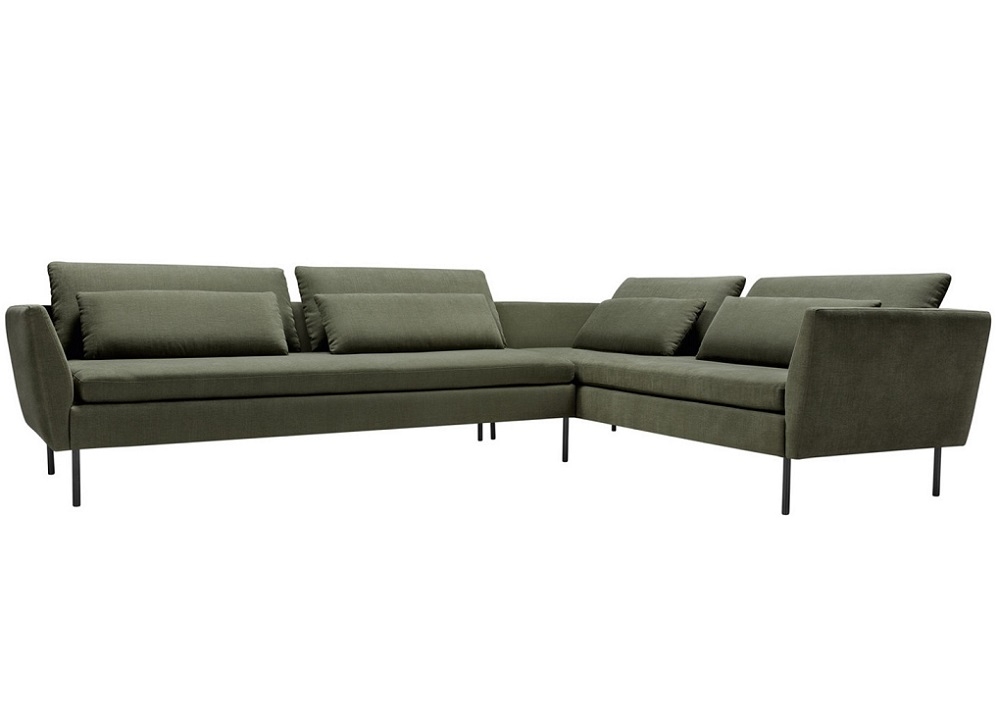 Sits Day & Night Modular Sofa Bed with Footstool in Fabric