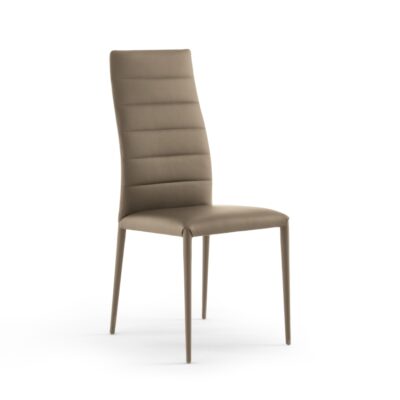 Eforma Altea Chair Upholstered with Metal Frame, Finishing either Stiched or Unstiched