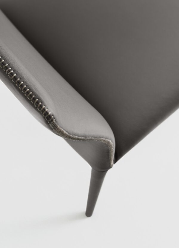 Eforma Altea Chair Upholstered with Metal Frame, Finishing either Stiched or Unstiched