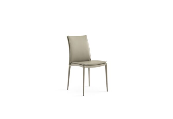 Eforma Asia Chair Upholstered with Metal Frame, In Low or High Back