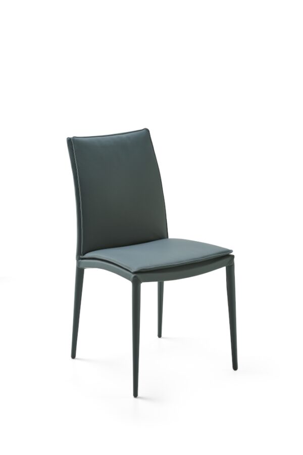 Eforma Asia Chair Upholstered with Metal Frame, In Low or High Back