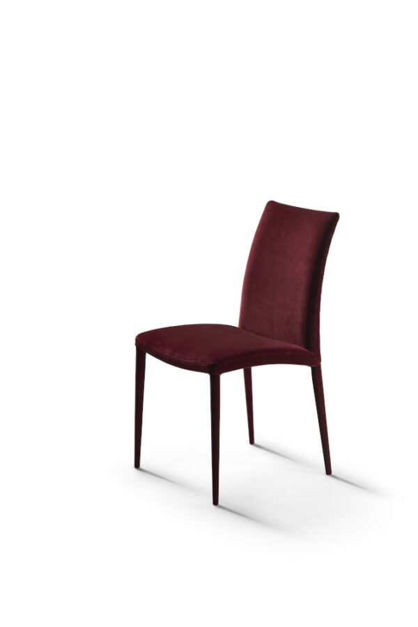 Eforma Asia Chair Upholstered with Metal Frame, In Low or High Back