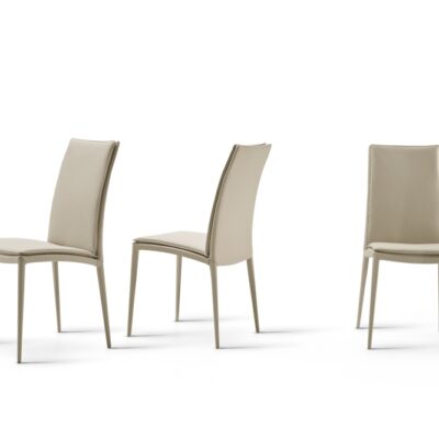 Eforma Asia Chair Edge (Piping) with Metal Frame, In Low or High Back