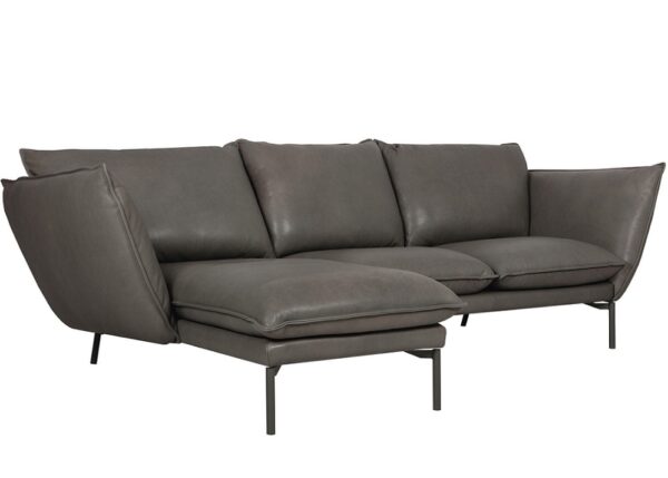 SITS Hugo Modular Sofa with Armchair, Footstool, Fabric, Leather-68422