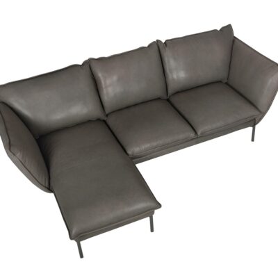 SITS Hugo Modular Sofa with Armchair, Footstool, Fabric, Leather-68424