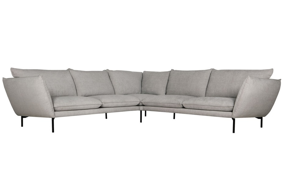 SITS Hugo Modular Sofa with Armchair, Footstool, Fabric, Leather-68415