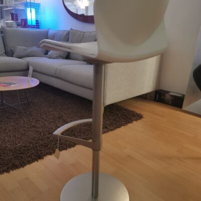 Lapalma Kai Barstool Gaslift White Leather - Ex Display