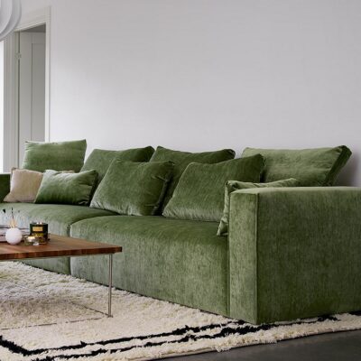 SITS Liam Modular Sofa with Footstool, Fabric Upholstery-0