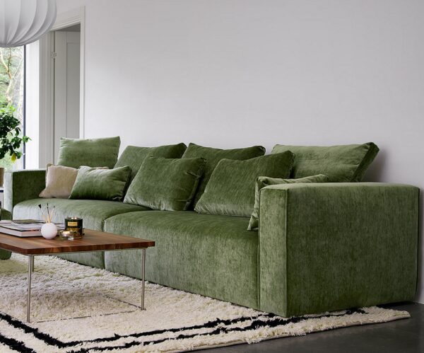 SITS Liam Modular Sofa with Footstool, Fabric Upholstery-0