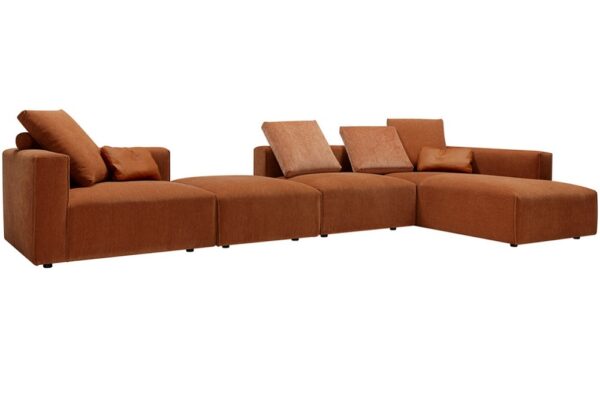 SITS Liam Modular Sofa with Footstool, Fabric Upholstery-68481