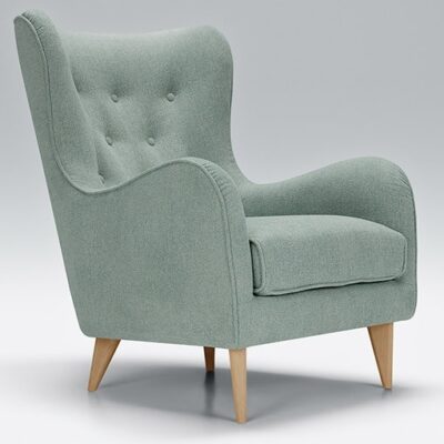 SITS Pola Armchair Fabric, Leather Upholstery