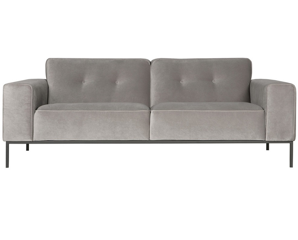 SITS Ville Modular Sofa, Fabric Upholstery, Metal Legs-68635