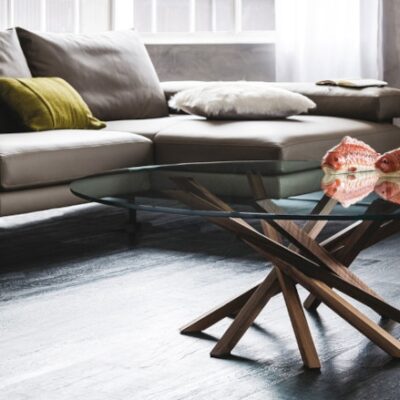 Cattelan Italia Atari Glass Coffee Table Round, Square & Rectangular