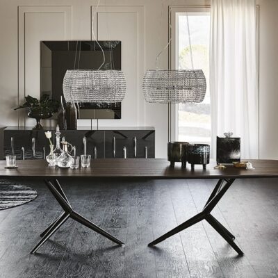 Cattelan Italia ATLANTIS Wood Dining Table, rectangular, shaped, irregular-70463