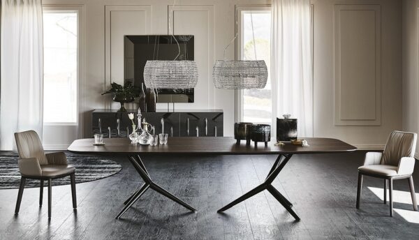 Cattelan Italia ATLANTIS Wood Dining Table, rectangular, shaped, irregular-70463