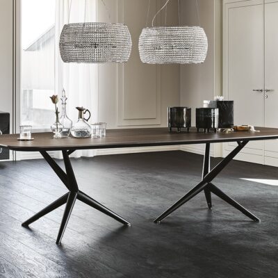 Cattelan Italia ATLANTIS Wood Dining Table, rectangular, shaped, irregular-0