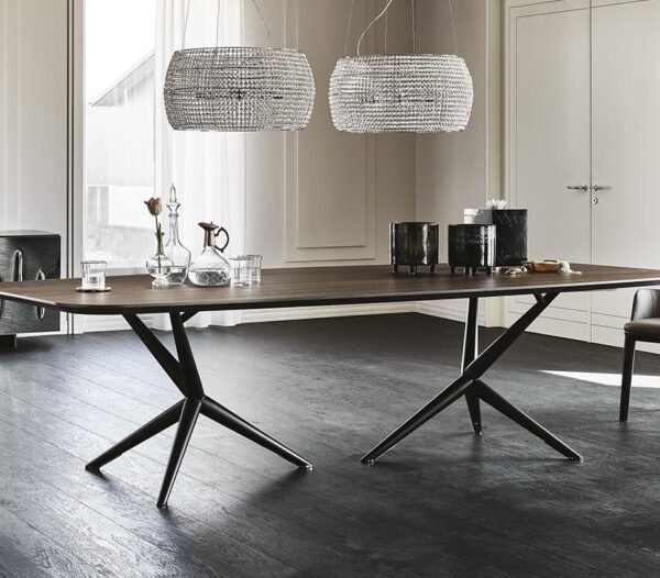 Cattelan Italia ATLANTIS Wood Dining Table, rectangular, shaped, irregular-0