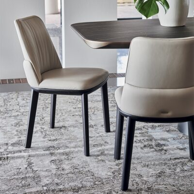 Cattelan Italia Belinda Dining Chair, fabric, synthetic nubuck, micro nubuck, synthetic leather, soft leather-71345