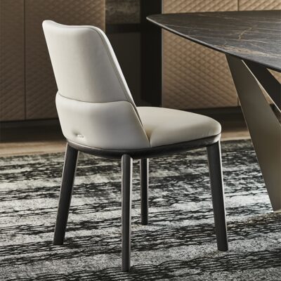 Cattelan Italia Belinda Dining Chair, fabric, synthetic nubuck, micro nubuck, synthetic leather, soft leather-71346