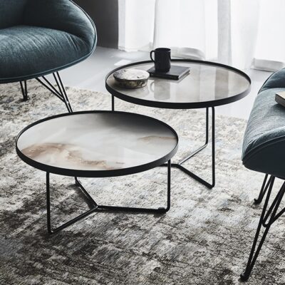 Cattelan Italia Billy Keramik Coffee Table, Round-0