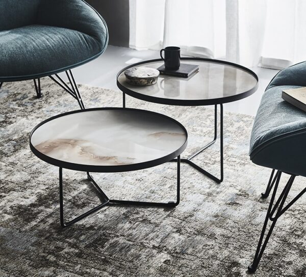 Cattelan Italia Billy Keramik Coffee Table, Round-0