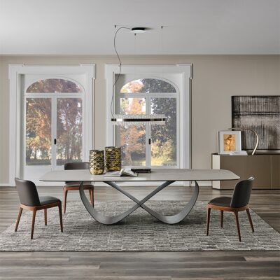 Cattelan Italia Butterfly Keramik Dining Table, rectangular, shaped-70487