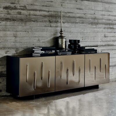 Cattelan Italia Carnaby Sideboard, 2 or 3 doors, moka, white, graphite or titanium-0