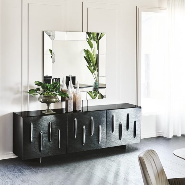 Cattelan Italia Carnaby Sideboard, 2 or 3 doors, moka, white, graphite or titanium-71705