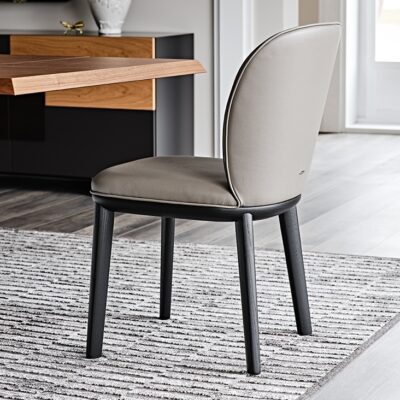 Cattelan Italia Chris Dining Chair, fabric, synthetic nubuck, micro nubuck, synthetic leather, soft leather-71370