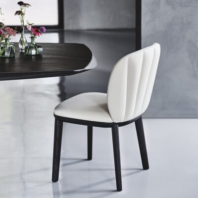 Cattelan Italia Chrishell Dining Chair, fabric, synthetic nubuck, micro nubuck, synthetic leather, soft leather-71383