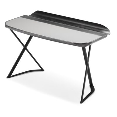 Cattelan Italia COCOON Leather Desk, titanium, bronze or black-71211