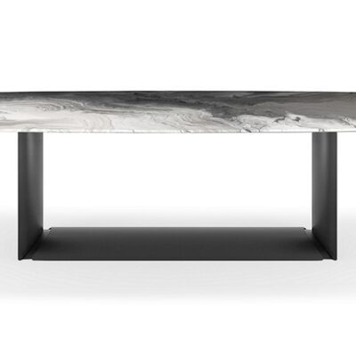 Cattelan Italia Dragon Crystalart Dining Table, rectangular, shaped-70499