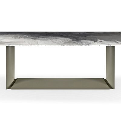 Cattelan Italia Dragon Crystalart Dining Table, rectangular, shaped-70502