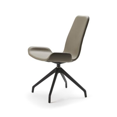 Cattelan Italia Flamingo Swivelling Chair, fabric, synthetic nubuck, micro nubuck, synthetic leather, soft leather-71389