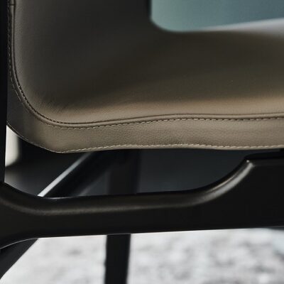 Cattelan Italia Ginevra Dining Chair, fabric, synthetic nubuck, micro nubuck, synthetic leather, soft leather-71403