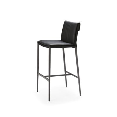 Cattelan Italia Isabel ML Stool, fabric, synthetic nubuck, micro nubuck, synthetic leather, soft leather-71578