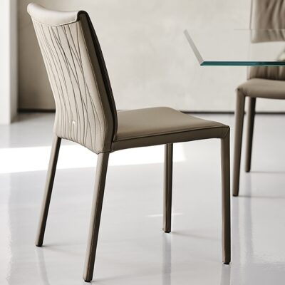 Cattelan Italia Italia Couture Dining Chair, fabric, synthetic nubuck, micro nubuck, synthetic leather, soft leather-0