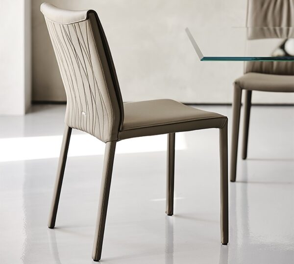 Cattelan Italia Italia Couture Dining Chair, fabric, synthetic nubuck, micro nubuck, synthetic leather, soft leather-0