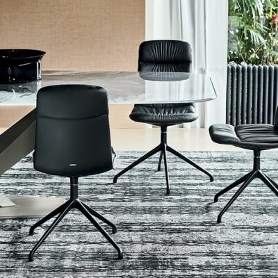 Cattelan Italia Kelly Chair, fabric, synthetic nubuck, synthetic leather, soft leather-71454