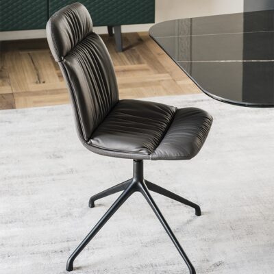 Cattelan Italia Kelly Chair, fabric, synthetic nubuck, synthetic leather, soft leather-0