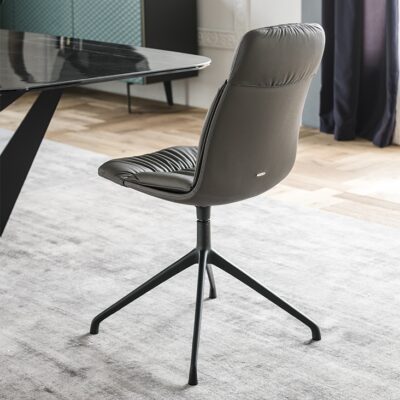 Cattelan Italia Kelly Chair, fabric, synthetic nubuck, synthetic leather, soft leather-71456